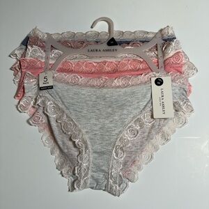 LAURA ASHLEY PANTIES SUPER SOFT SZ M NEW